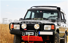HD-Windenstoßstange - Land Rover Discovery I 1989-1998 +50mm verlängert - mit Rammschutz