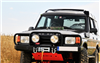 HD-Windenstoßstange - Land Rover Discovery I 1989-1998 +50mm verlängert - mit Rammschutz